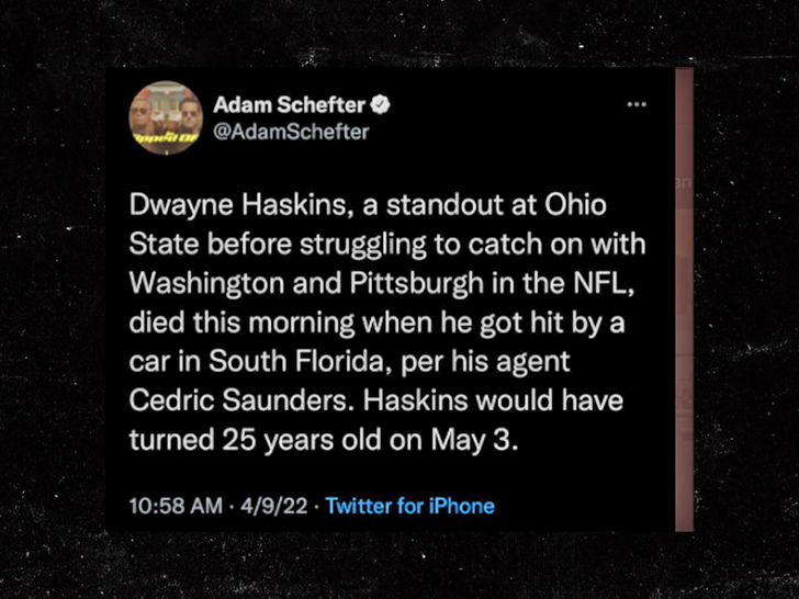 NFL world destroys Adam Schefter for disgusting Dwayne Haskins tweet