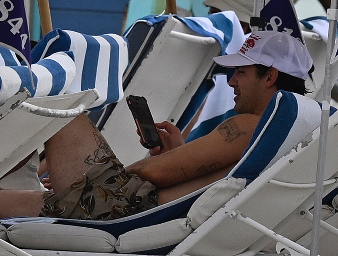 Joe Jonas Tattoos In Miami 
 2