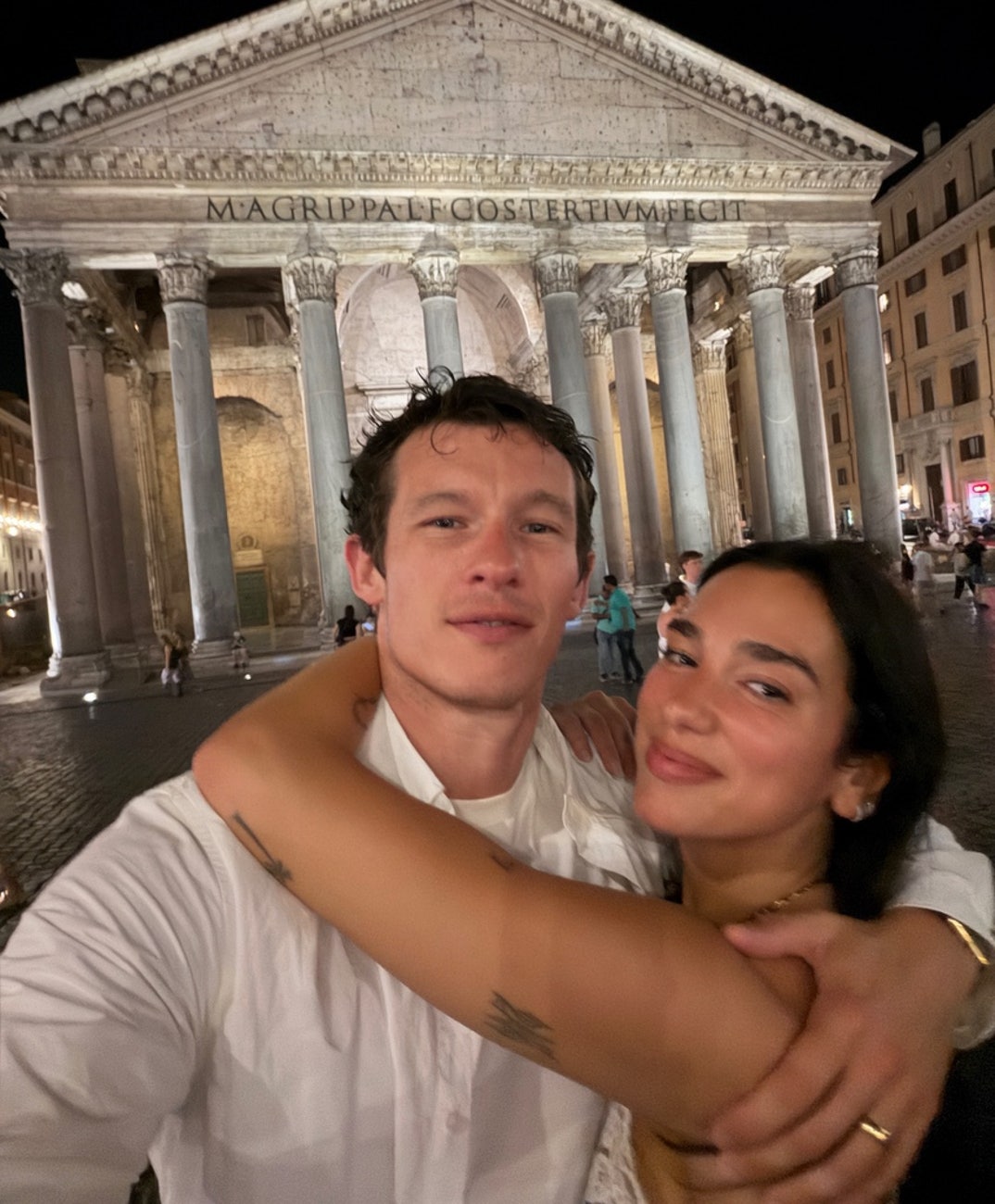 Callum Turner and Dua Lipa