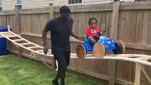 Grandpa Builds Grandson Homemade Quarantine Roller Coaster