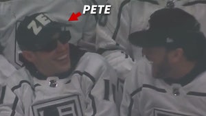Pete Davidson Bros Down At L.A. Kings Game After Wrapping Vacay With Kim Kardashian