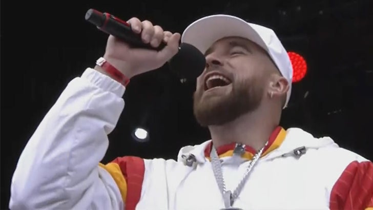 Travis Kelce gave epic speech at Chiefs' Super Bowl rally