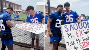 Saquon Barkley Helps Giants Fan Attempt To Get Ex Back With Autograph