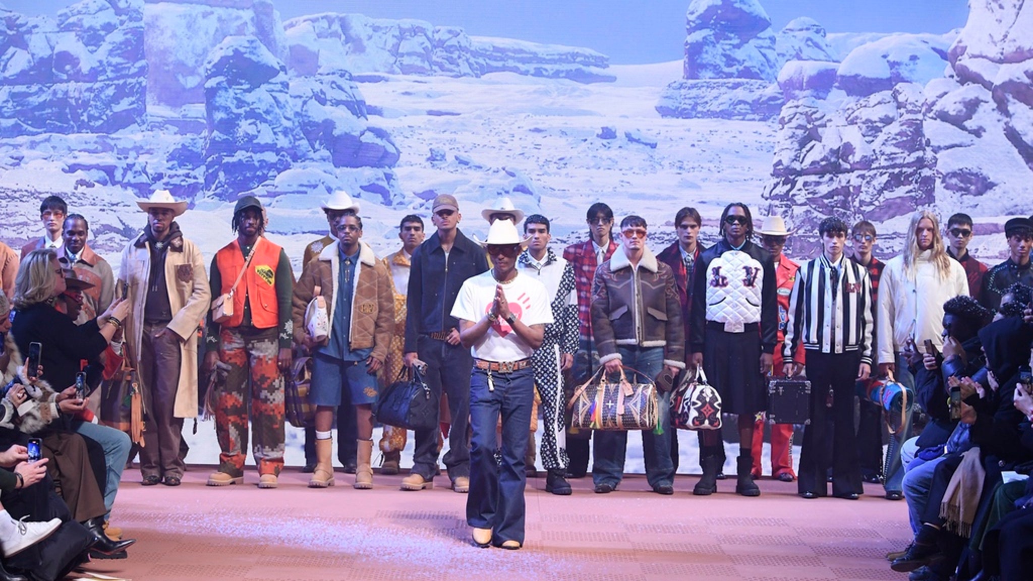 Pharrell Williams' Western Inspired Louis Vuitton Show