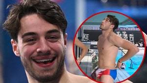 French Olympic Diver Jules Bouyer Drives Viewers Wild Over Huge Bulge in Swimsuit