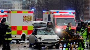 munich car plows into people getty launch