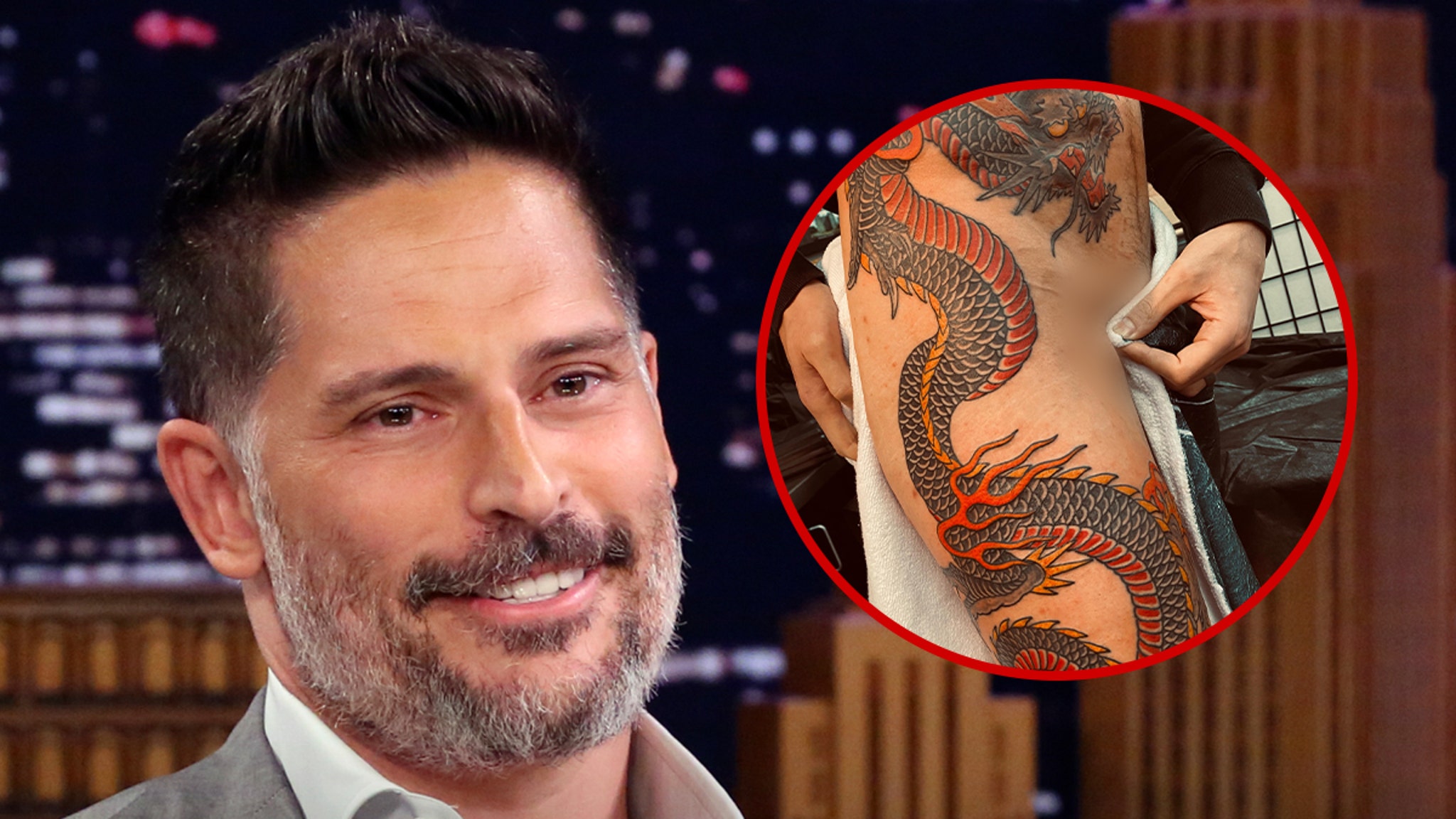 Joe Manganiello Reveals Insane Dragon Tattoo Covering Surgery Scars