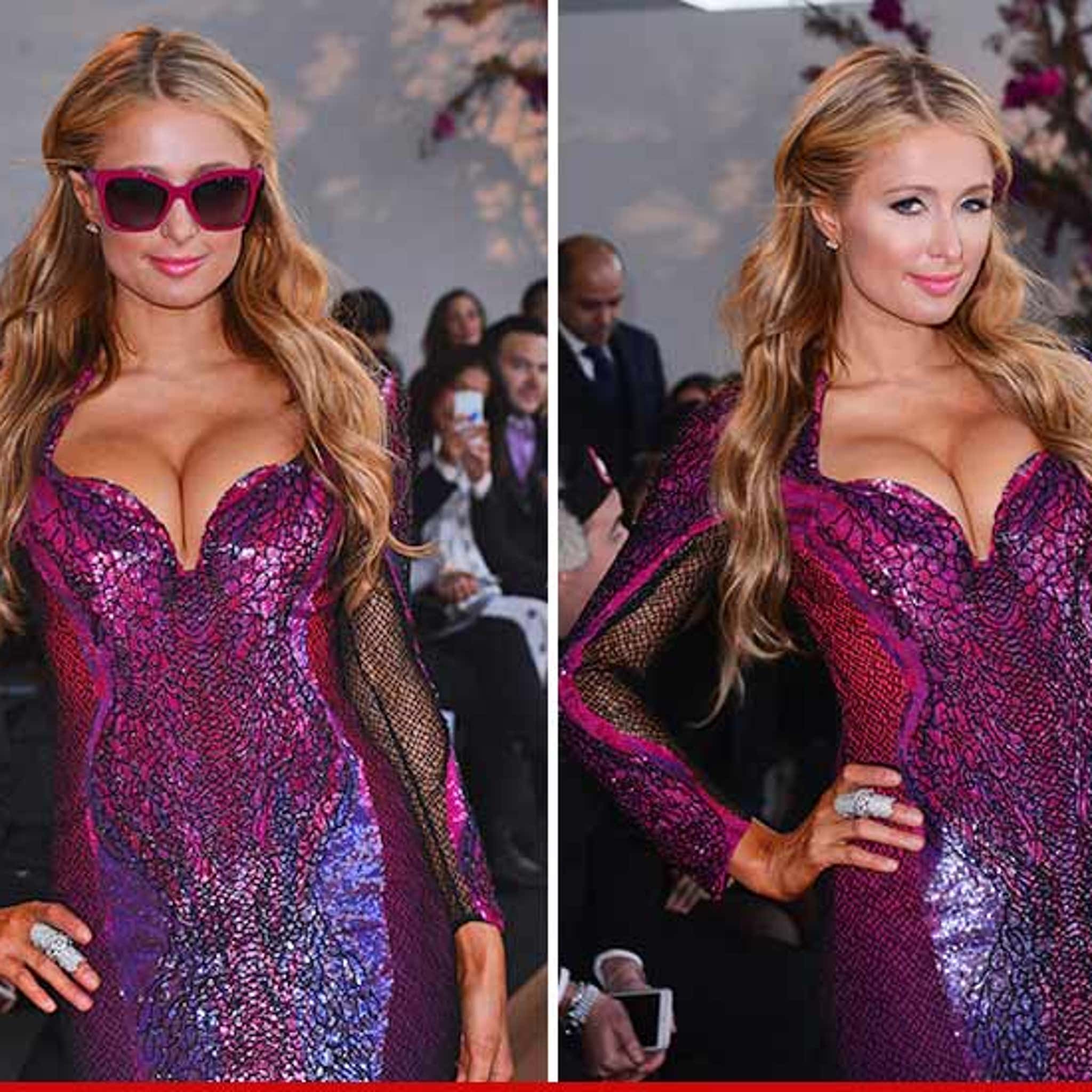 Paris Hilton -- OK, My Giant Boobs Are An Illusion