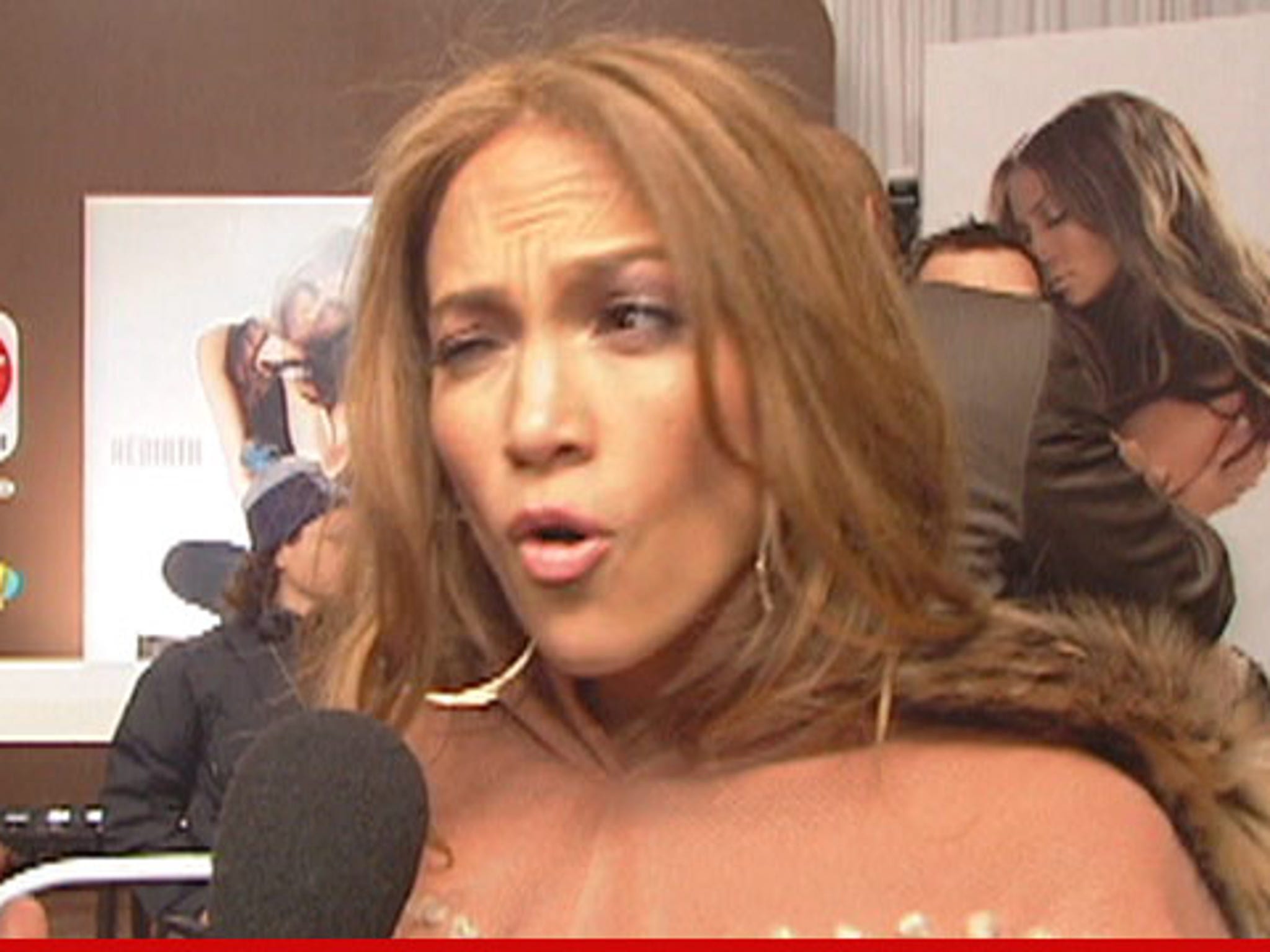 Jennifer Lopez -- On Stage Nip Slip