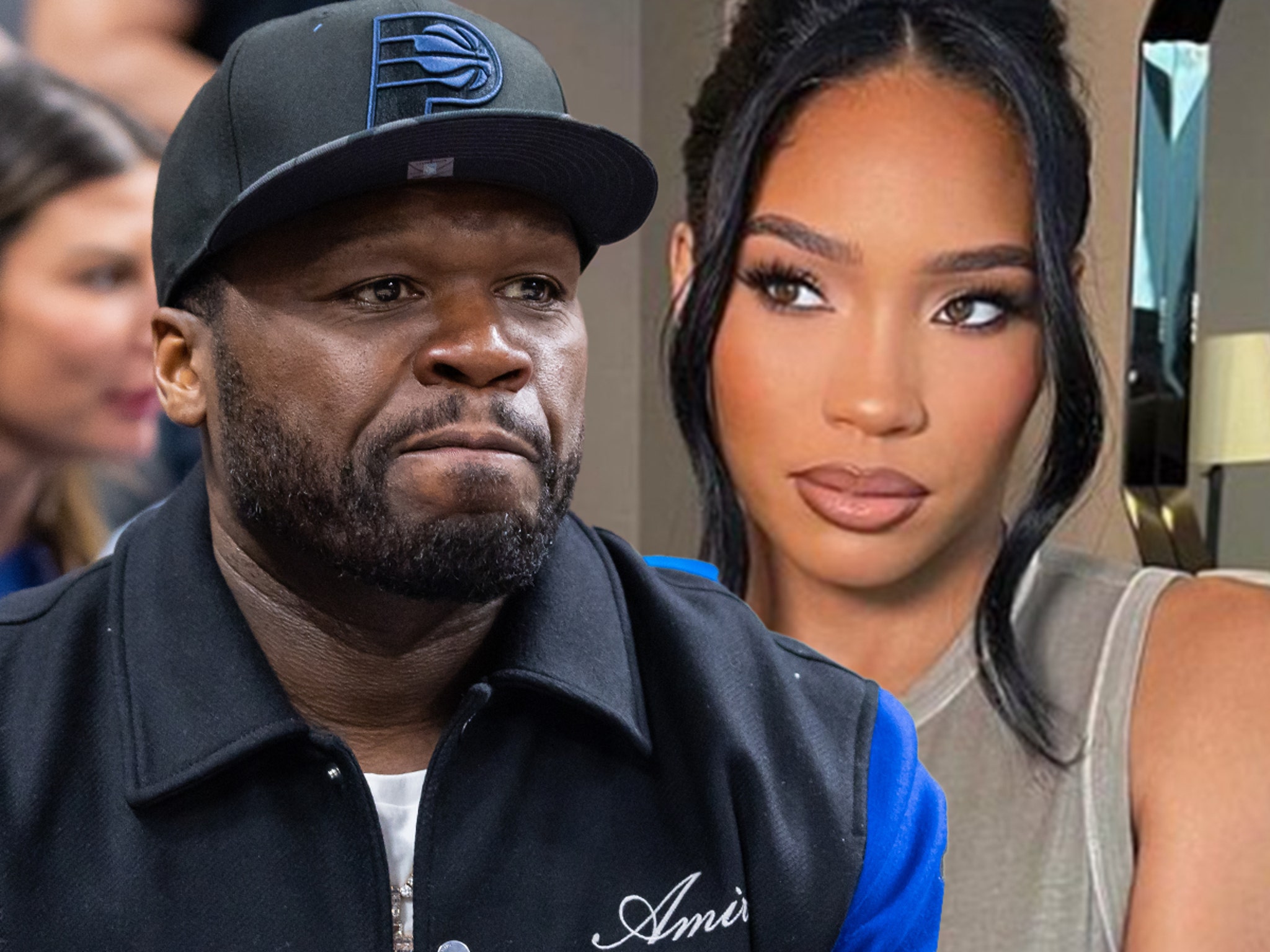 50 Cent Not Engaged to Cuban Link Despite Huge Diamond Ring