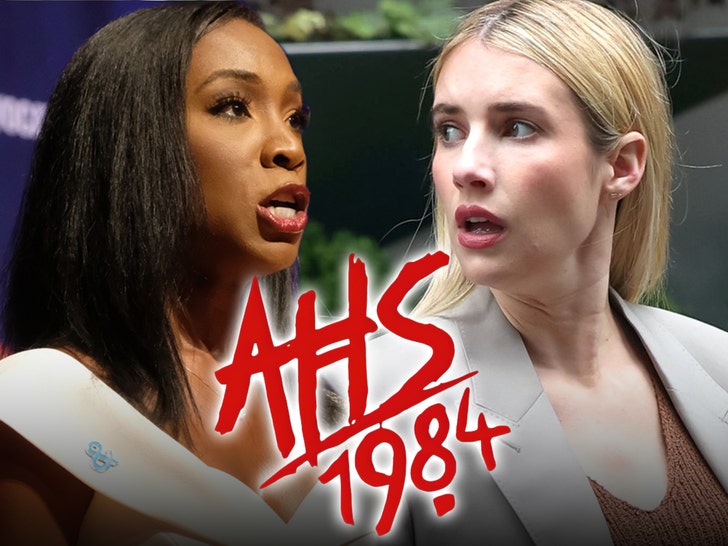emma roberts and Angelica Ross