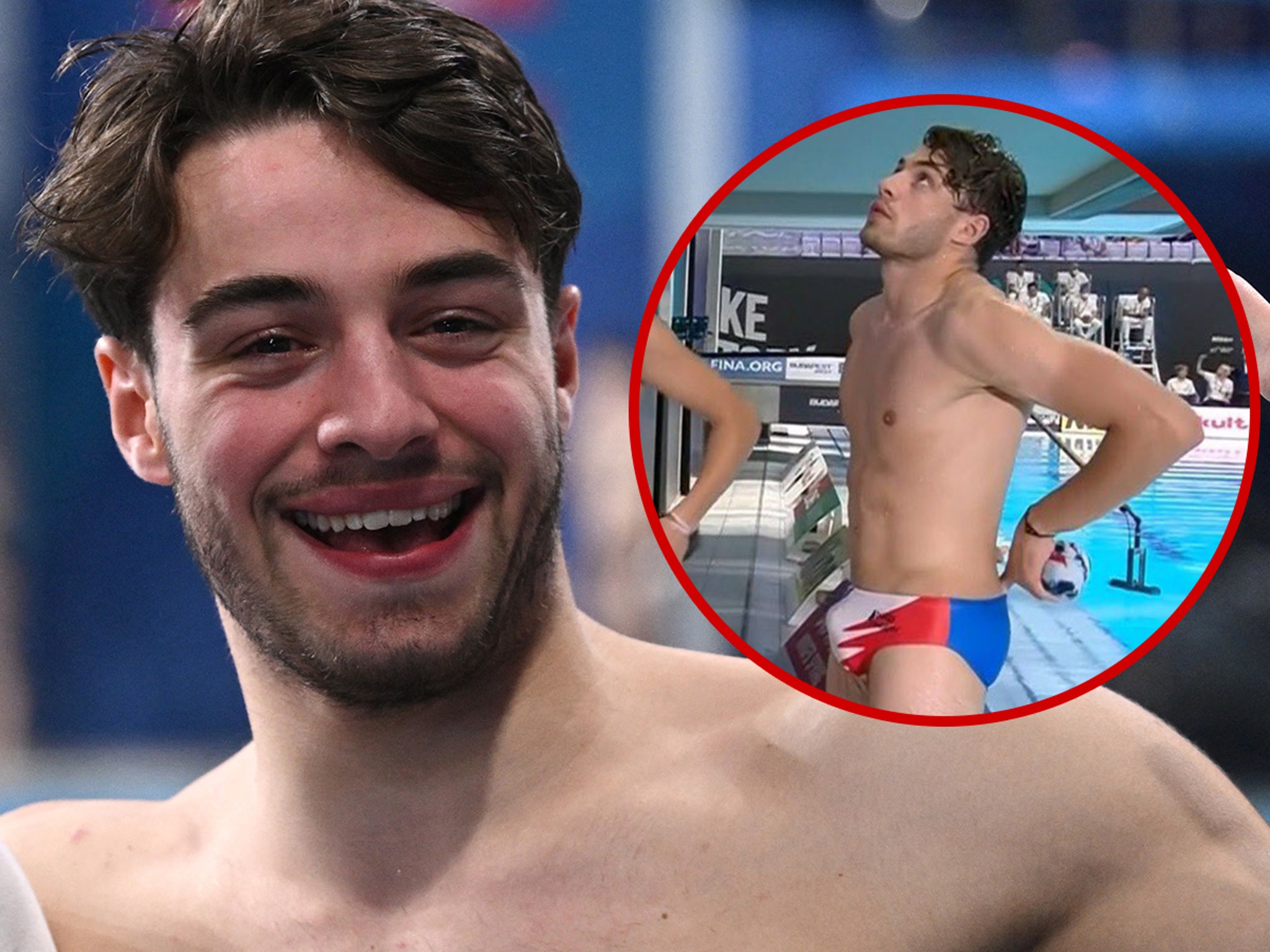 French Olympic Diver Jules Bouyer Drives Viewers Wild Over Huge Bulge in  Swimsuit