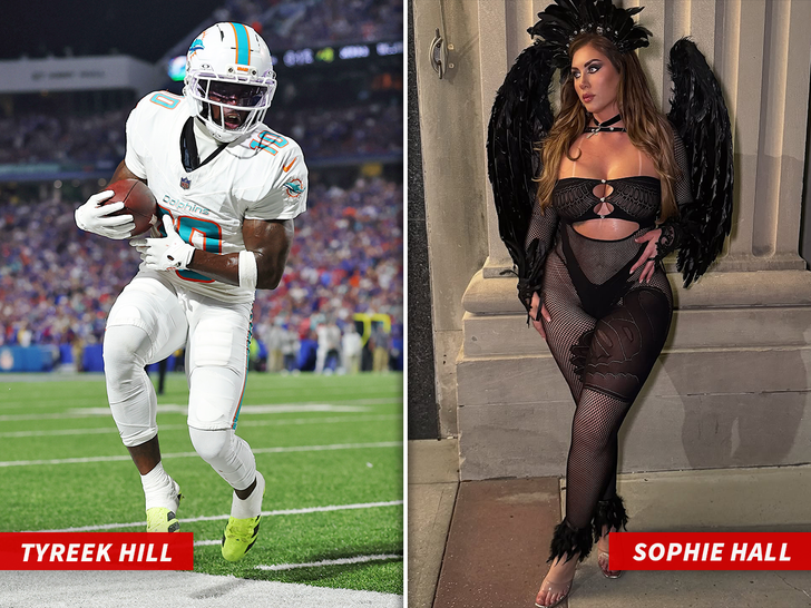 tyreek hill sophie hall split sub getty