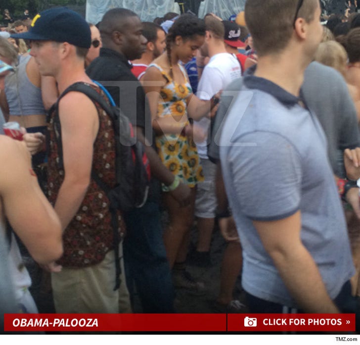 Malia Obama At Lollapalooza Music Festival