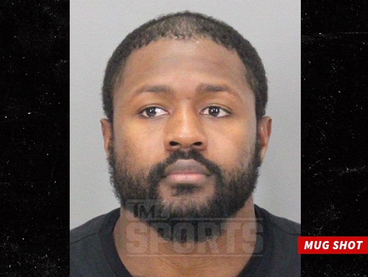 ers Player Tramaine Brock Arrested For Felony Domestic Violence MUG :: 0407-tramaine-tremaine-brock-mug-shot-2