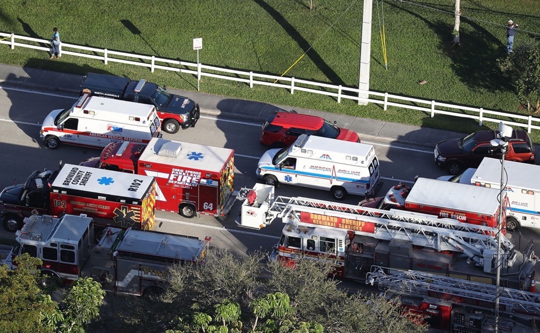 Parkland School Shooting -- The Police Scene