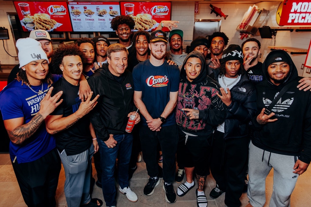 Sam Darnold At Raising Canes 11