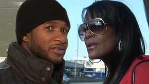 Usher & Tameka -- Battle Brewing Before Pool Accident