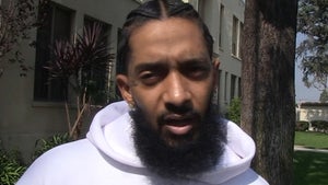 Nipsey Hussle Says He Wasn't Going To Jump In Lakers-Rockets Brawl, 'Hell Nah!'