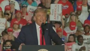 President Trump Offers Kisses at FL Rally After Testing Negative for COVID