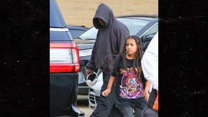 Kanye West Grabs Lunch with Daughter North West at Nobu