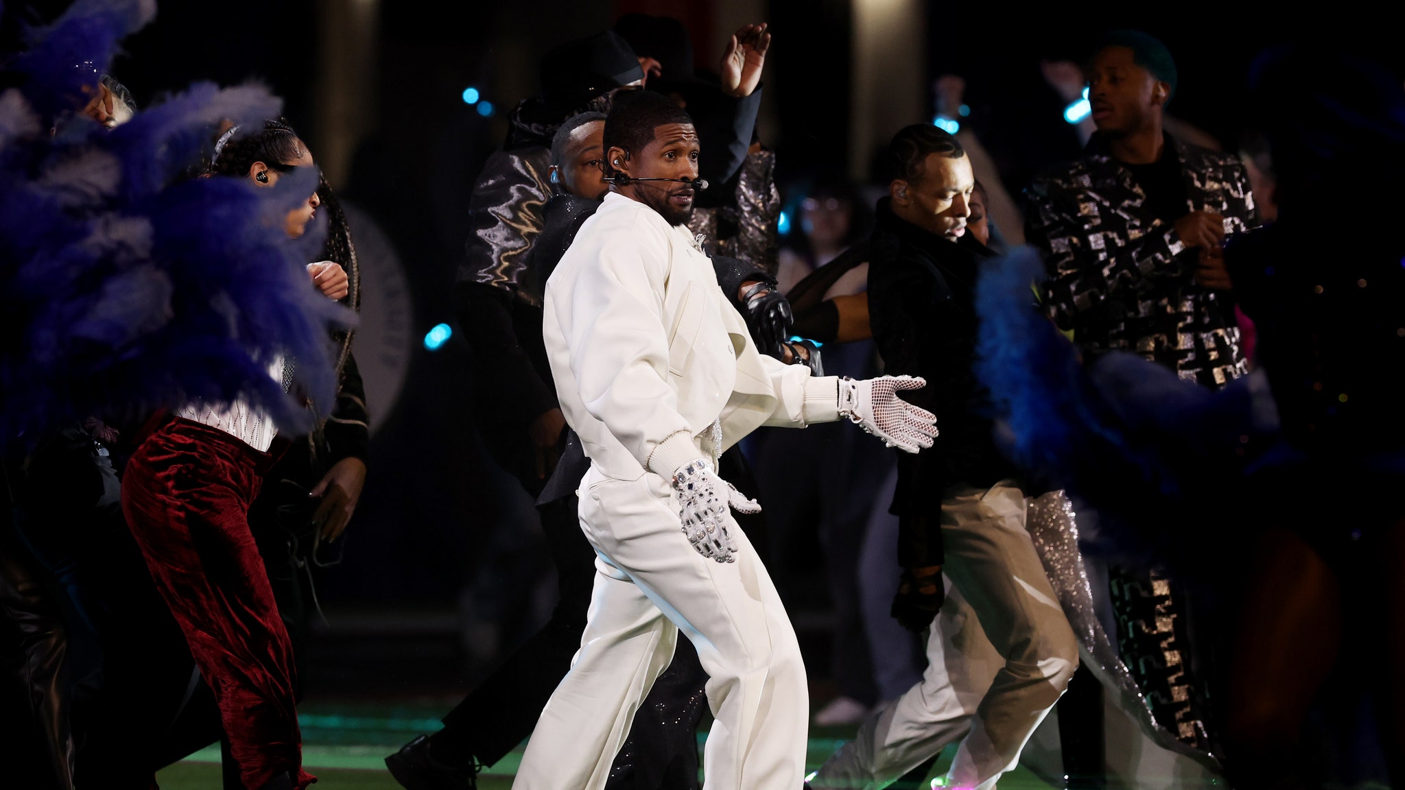 Usher Performs For Super Bowl LVIII Halftime Show