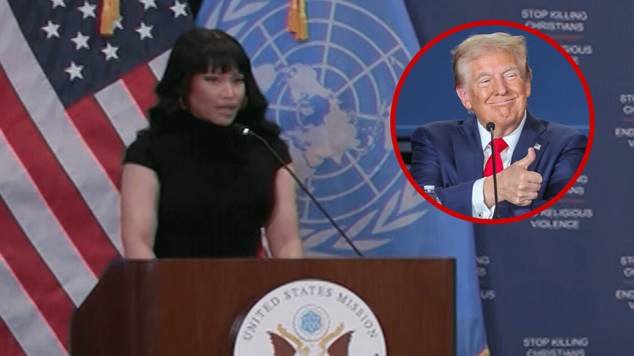 Nicki Minaj Thanks Trump During U.N. Speech, Clarifies She's Not Picking  Sides