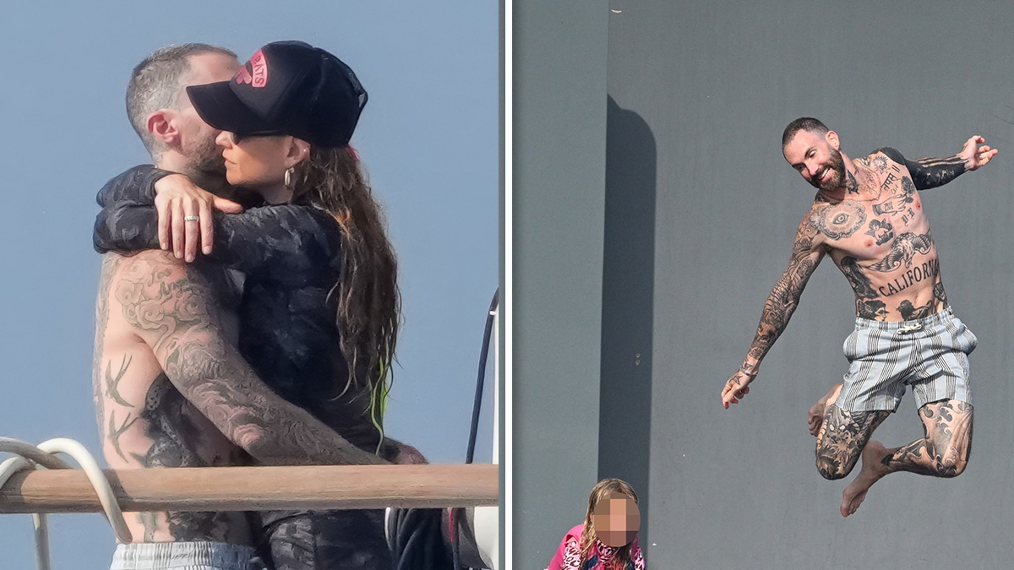 Adam & Behati: Yacht PDA Alert! Uh Oh!