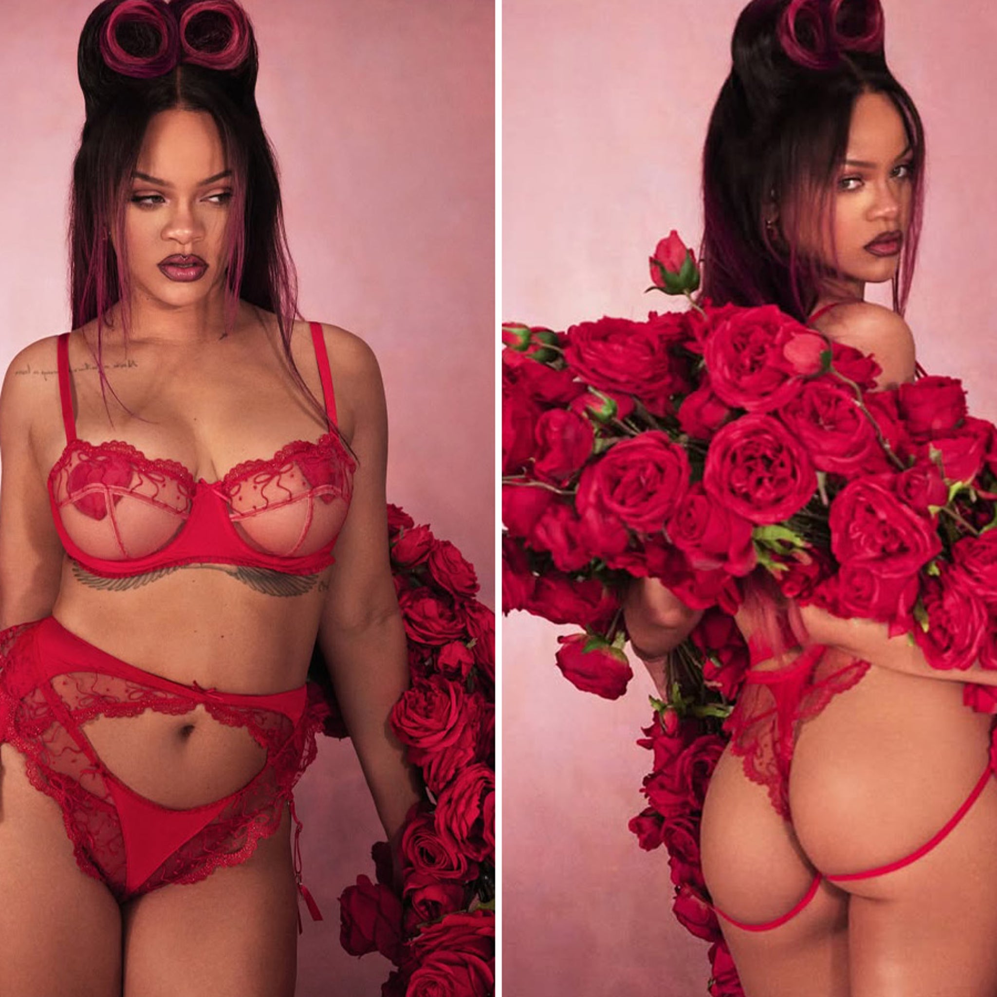 Rihanna Is Red Hot & Smokin' In New Savage X Fenty Valentine's Drop