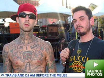 Travis Barker and DJ AM