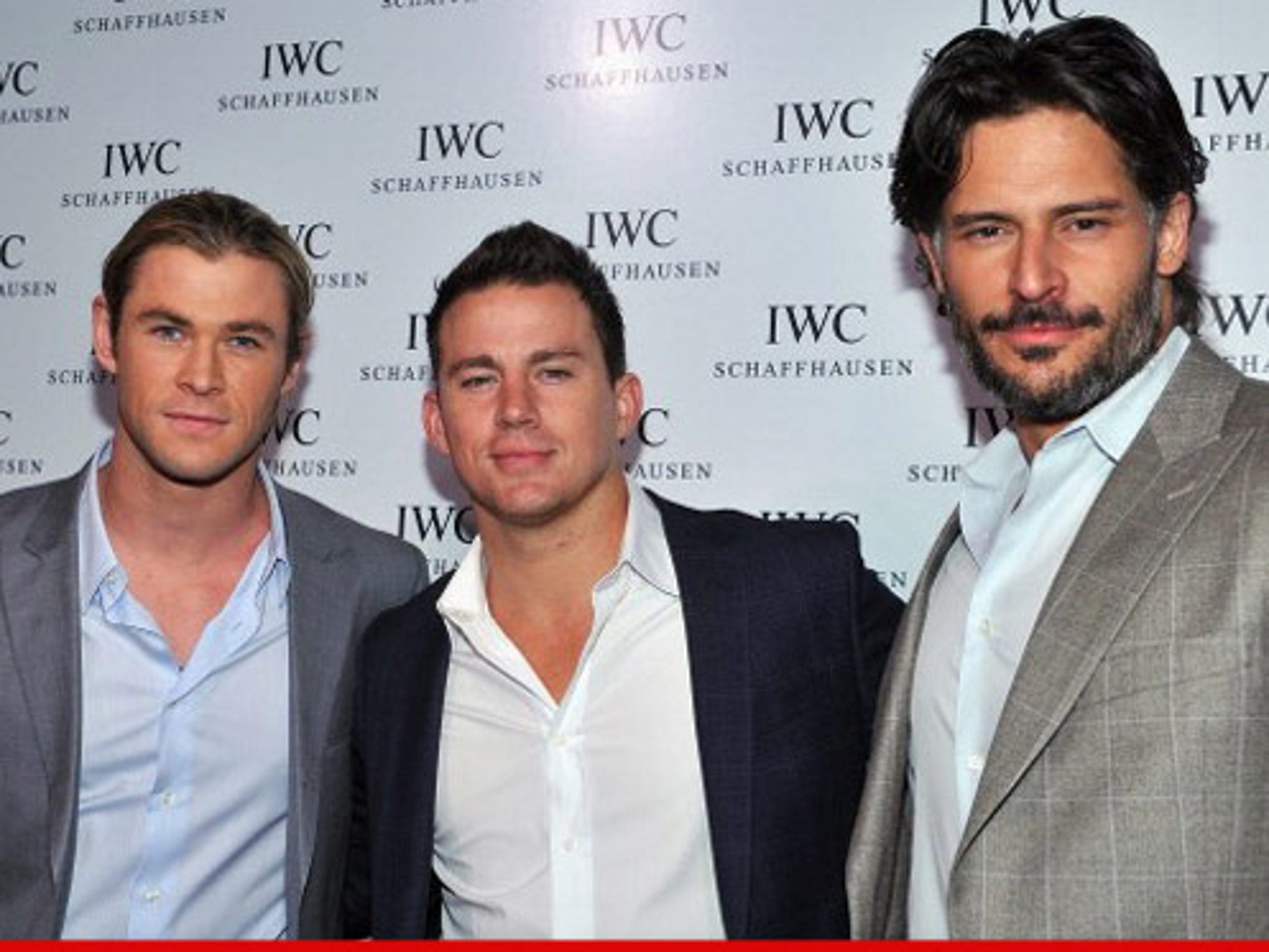 Channing Tatum, Chris Hemsworth, Joe Manganiello