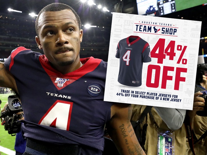 Youth Deshaun Watson Black Houston Texans Player Jersey, Size: XL