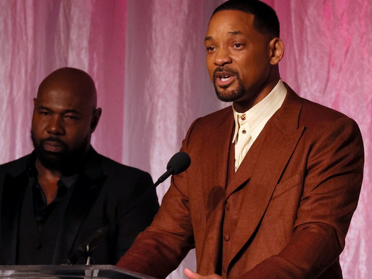 Artistes will smith on stage