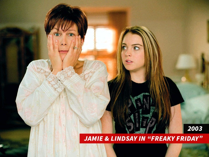 Lindsay & Jamie in "Freaky Friday