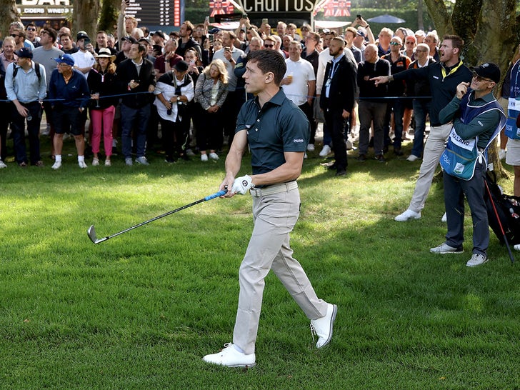 Tom Holland Takes His Best Swing at European Golf Tournament