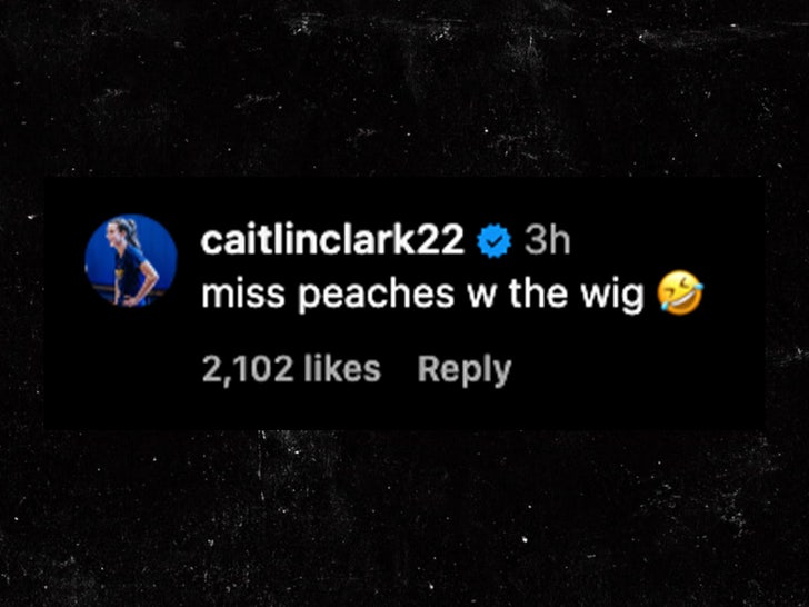 caitlin clark instagram miss peaches