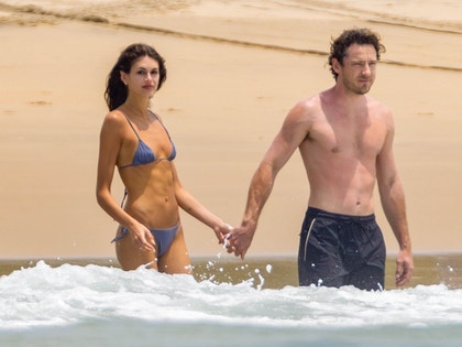 Kaia Gerber and Lewis Pullman