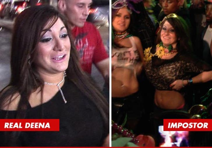 Deena from "Jersey Shore" says she's NOT a Mardi Gras booby ...
