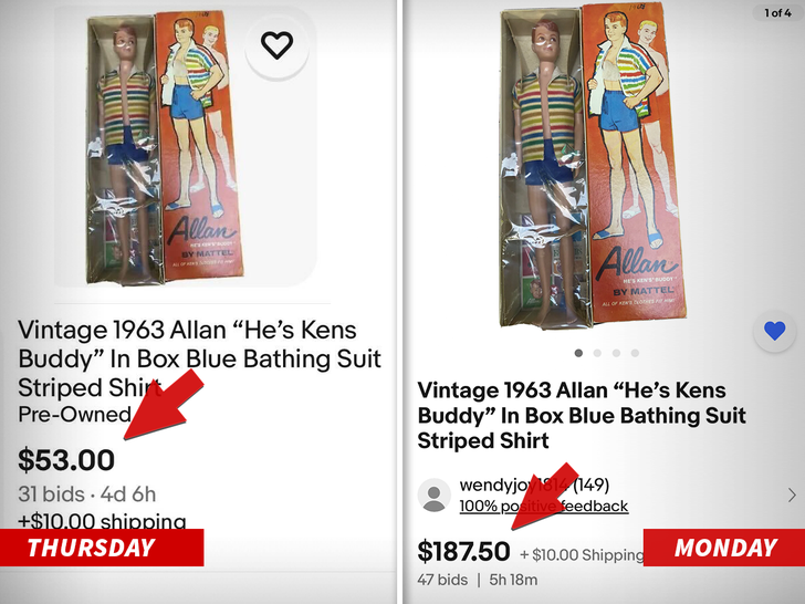 Allan Doll Prices Surge After Release Of 'Barbie' Movie