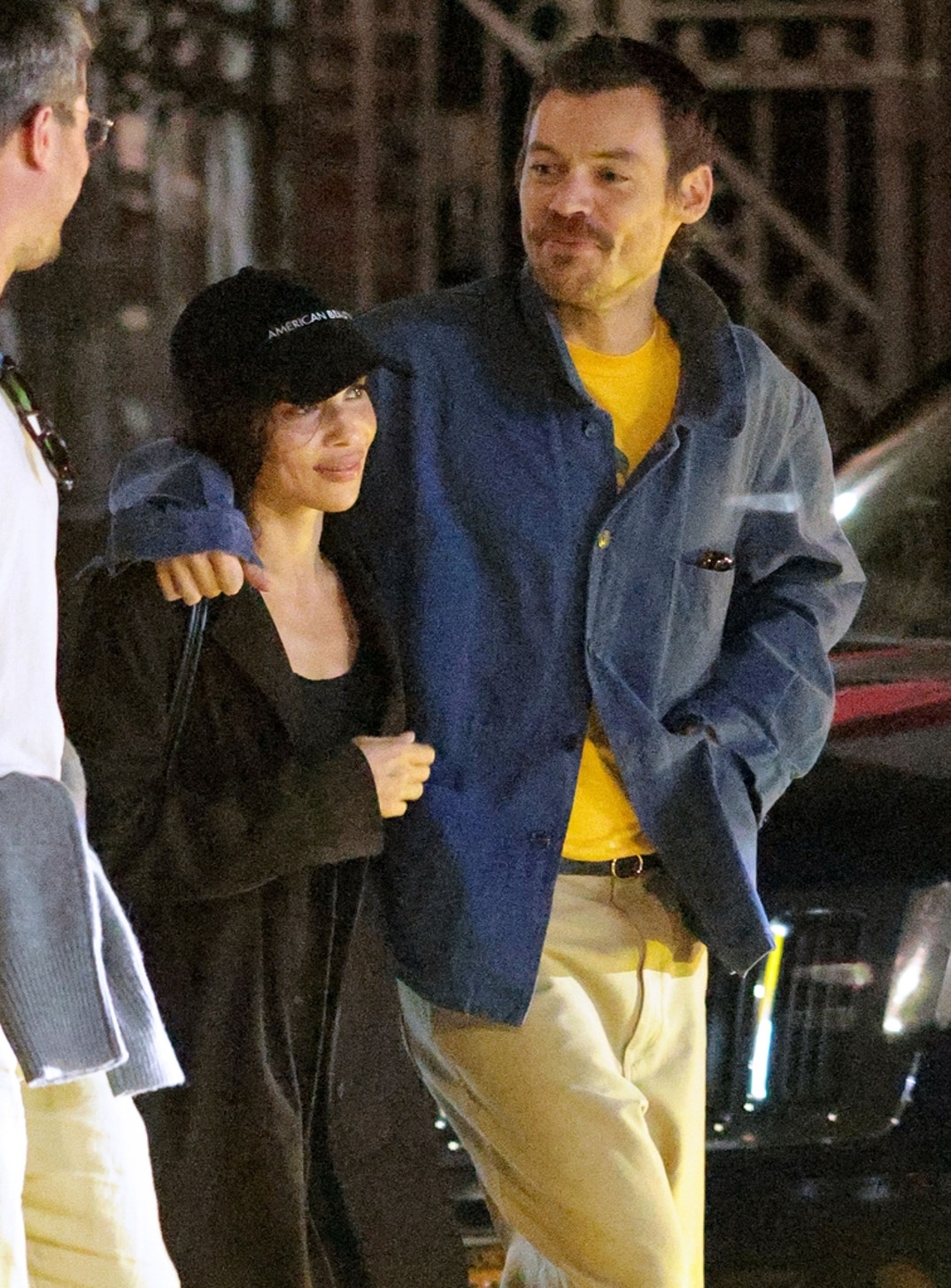 Zoe Kravitz Harry Styles Heat Cozy Up NYC 6