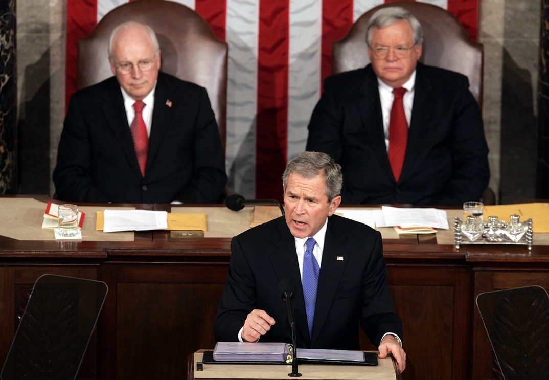George W Bush and Dick Chaney Through The Years 2