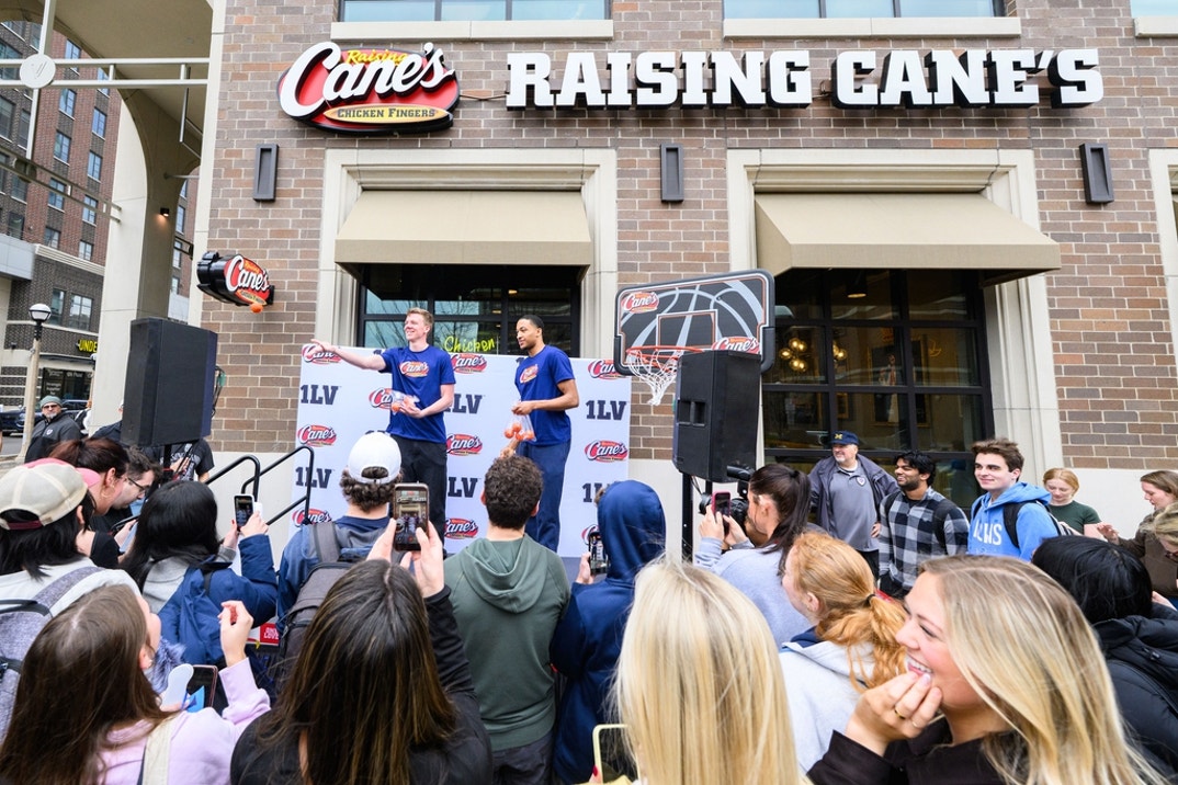 Charlie May and Nimari Burnett at Raising Cane’s in Ann Arbor, Michigan 9