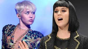 Miley Cyrus, Katy Perry -- GIRL WAR Over Kiss!