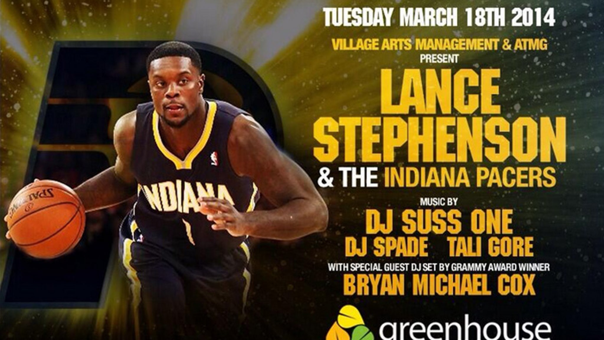 Pacers Star Lance Stephenson -- Celebrates Baby's Birth ... At NYC Nightclub, image size:2048x1153