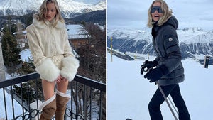 Elsa Hosk's Snowy Switzerland Trip
