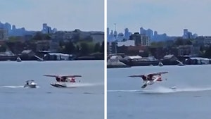 Seaplane Hits Boat