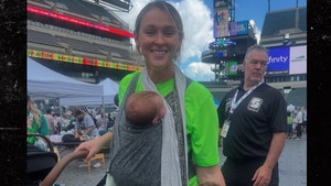 kylie kelce and her newborn finnley instagram kelcebrothers