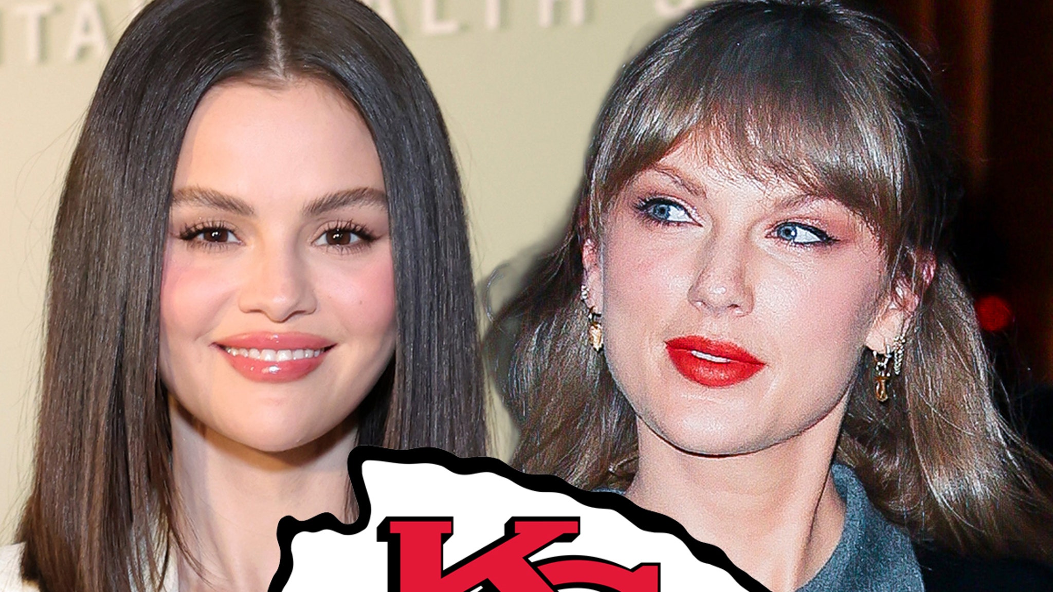 Taylor Swift en Selena Gomez juichen Chiefs toe tijdens wedstrijd tegen Texanen