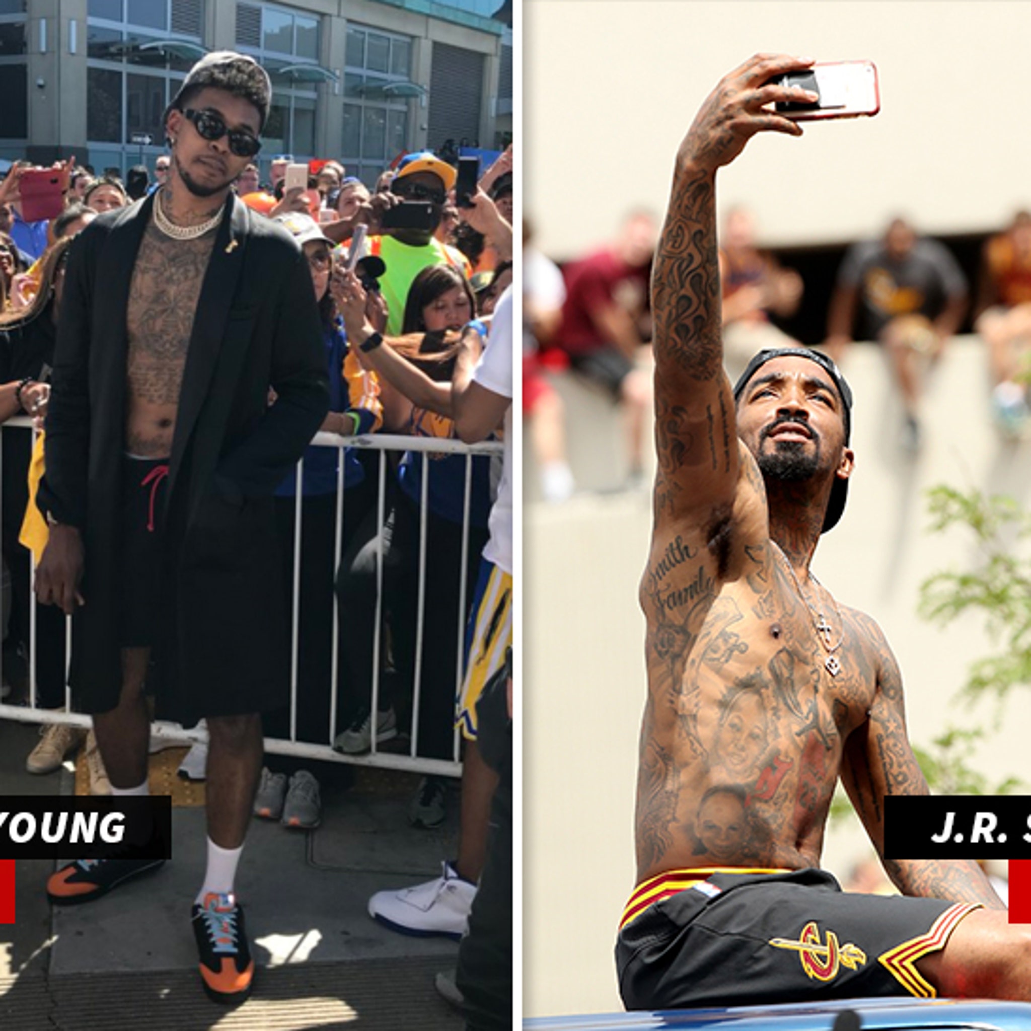 Nick Young Takes on J.R. Smith in NBA Parade Edition of 'Who Wore it Better