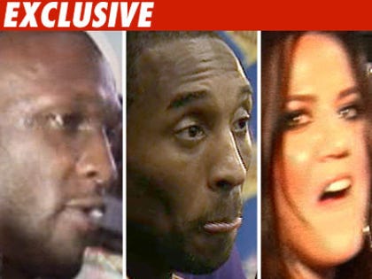 Kobe Bryant, Khloe Kardashian, Lamar Odom